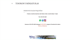 Desktop Screenshot of miniaturas.com.ar