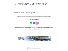 Tablet Screenshot of miniaturas.com.ar
